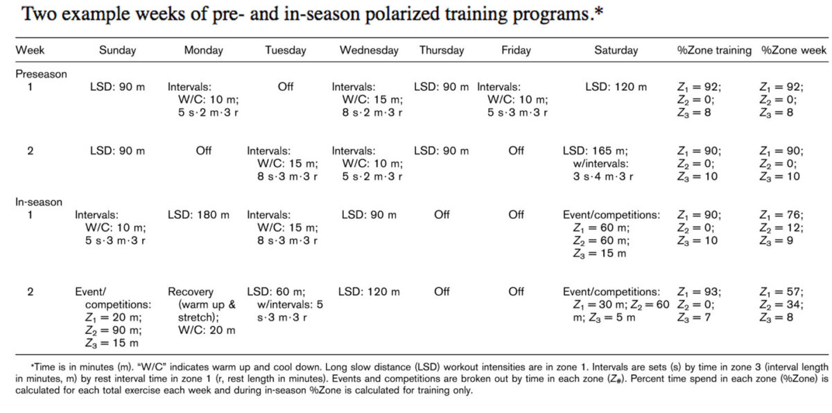 polarized training